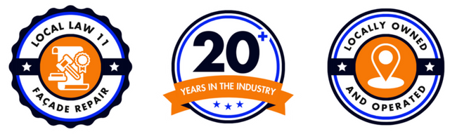 Local Law 11 façade repair specialists, 20+ years in the industry, locally owned and operated